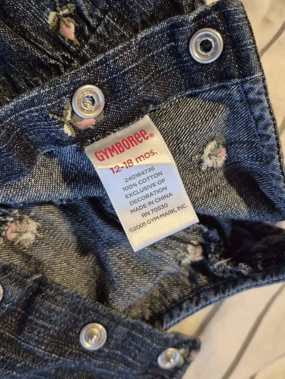 12-18 Months Vintage 90s/Y2K Gymboree Toddler Overalls